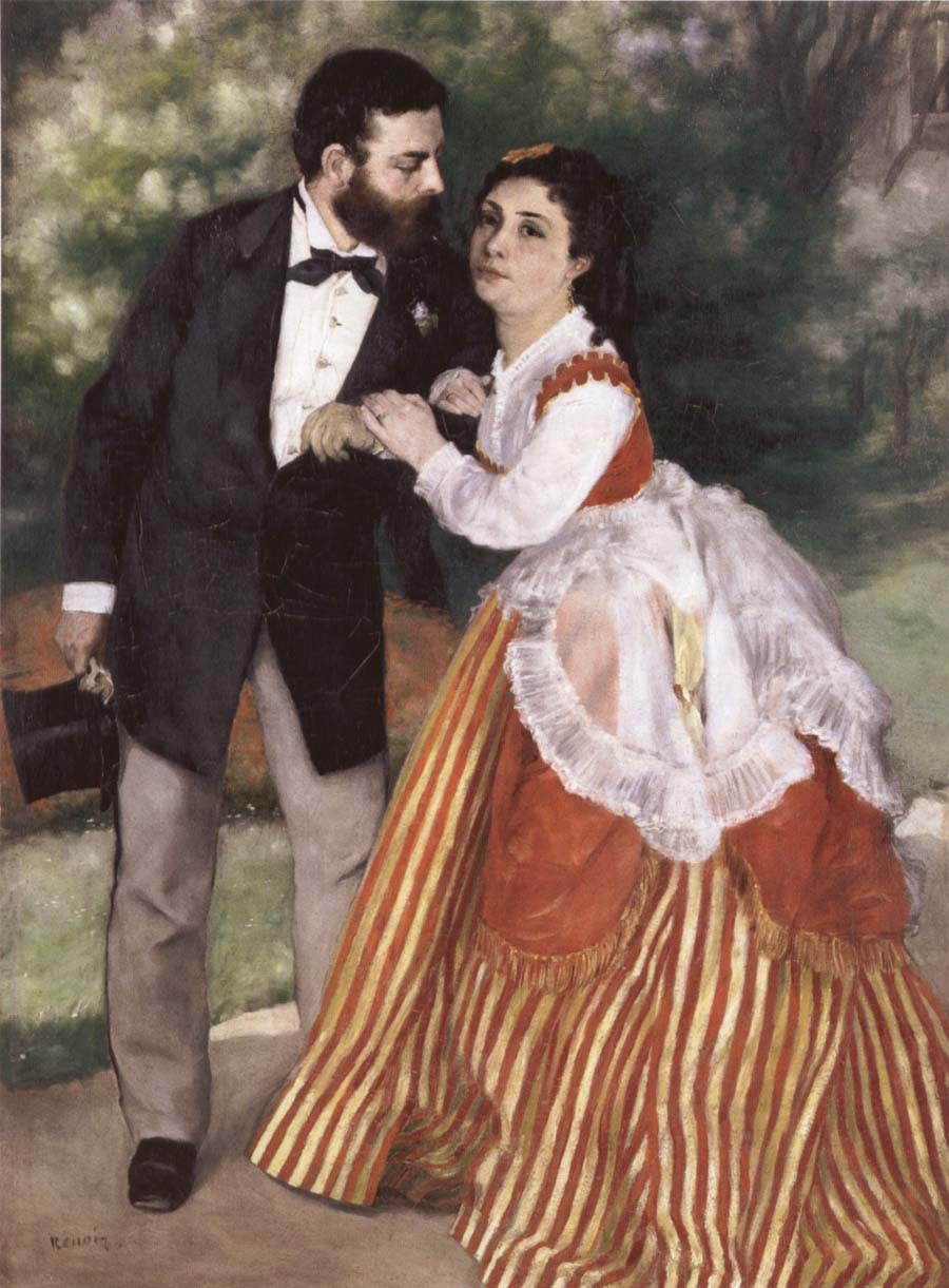 Alfred Sisley and His wife